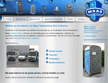 Tablet Screenshot of maastoiletverhuur.nl